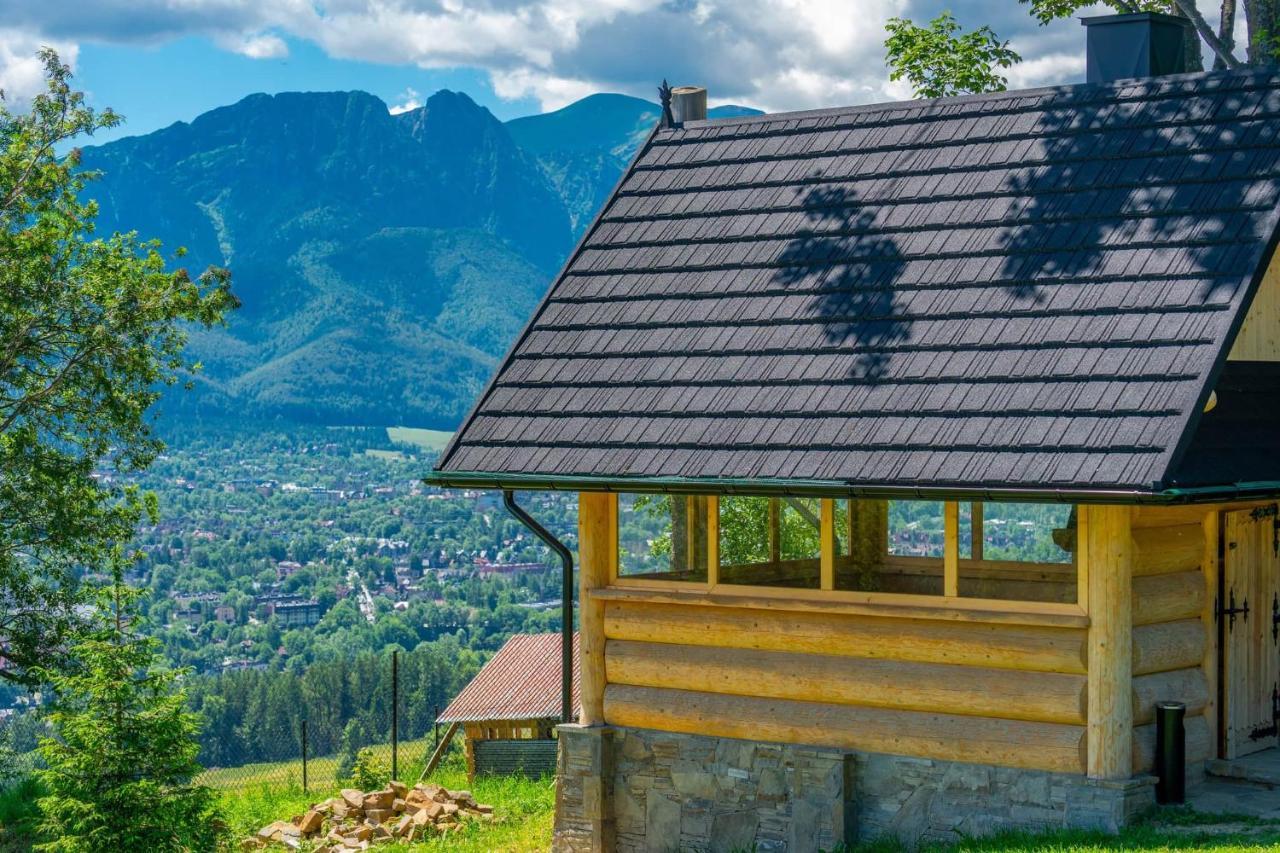 Domki Widokowe Wooden Luxury Chalet & Jacuzzi Zab Exterior foto