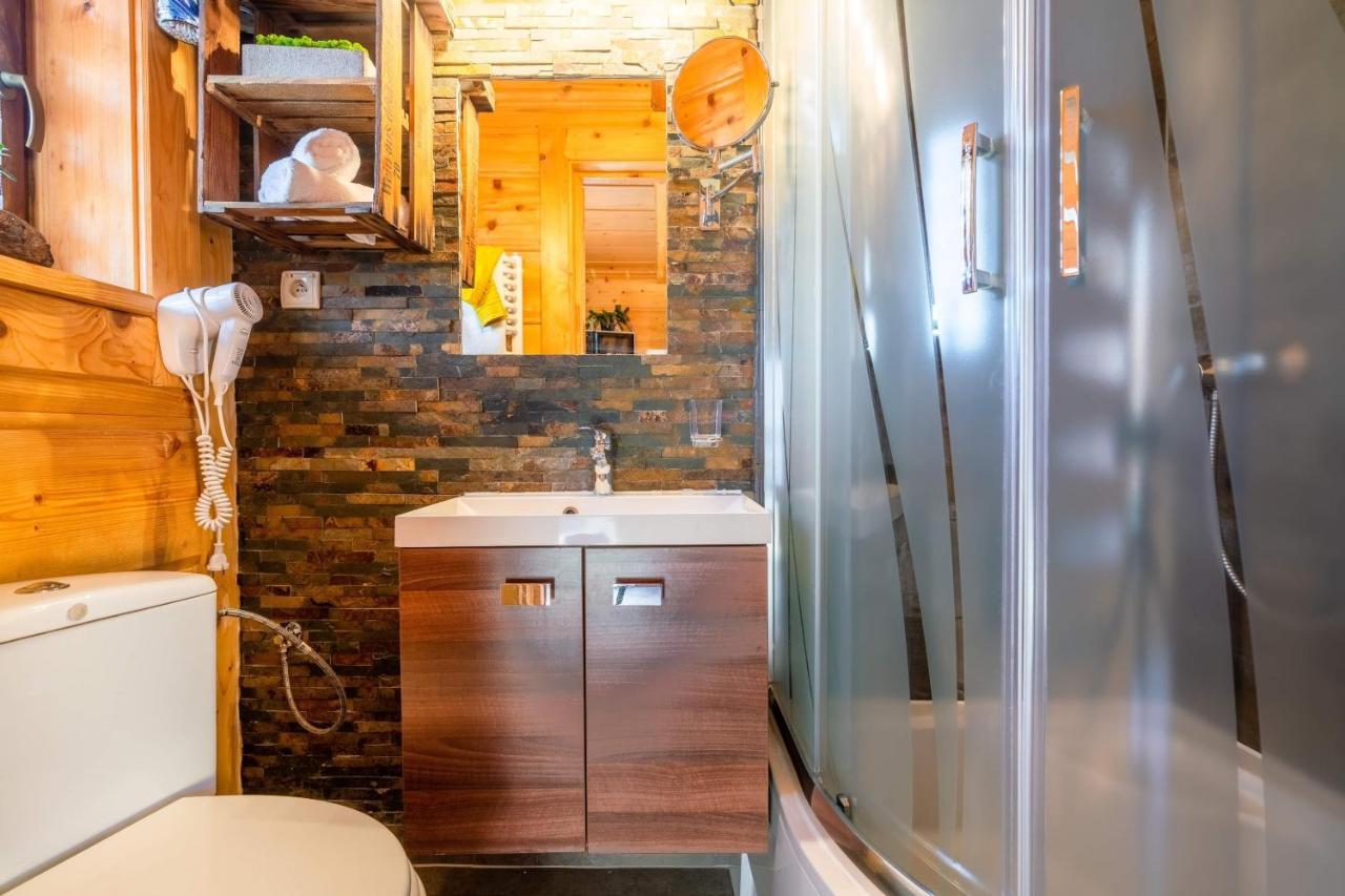 Domki Widokowe Wooden Luxury Chalet & Jacuzzi Zab Exterior foto