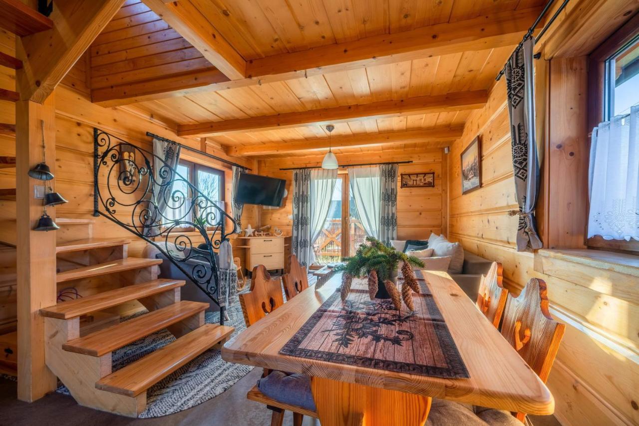 Domki Widokowe Wooden Luxury Chalet & Jacuzzi Zab Exterior foto