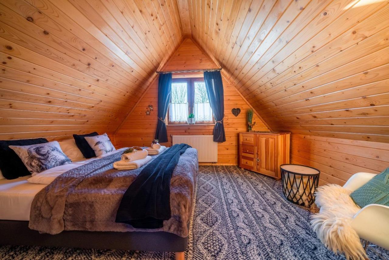 Domki Widokowe Wooden Luxury Chalet & Jacuzzi Zab Exterior foto