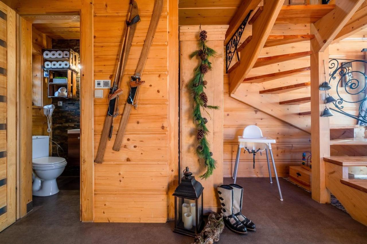 Domki Widokowe Wooden Luxury Chalet & Jacuzzi Zab Exterior foto