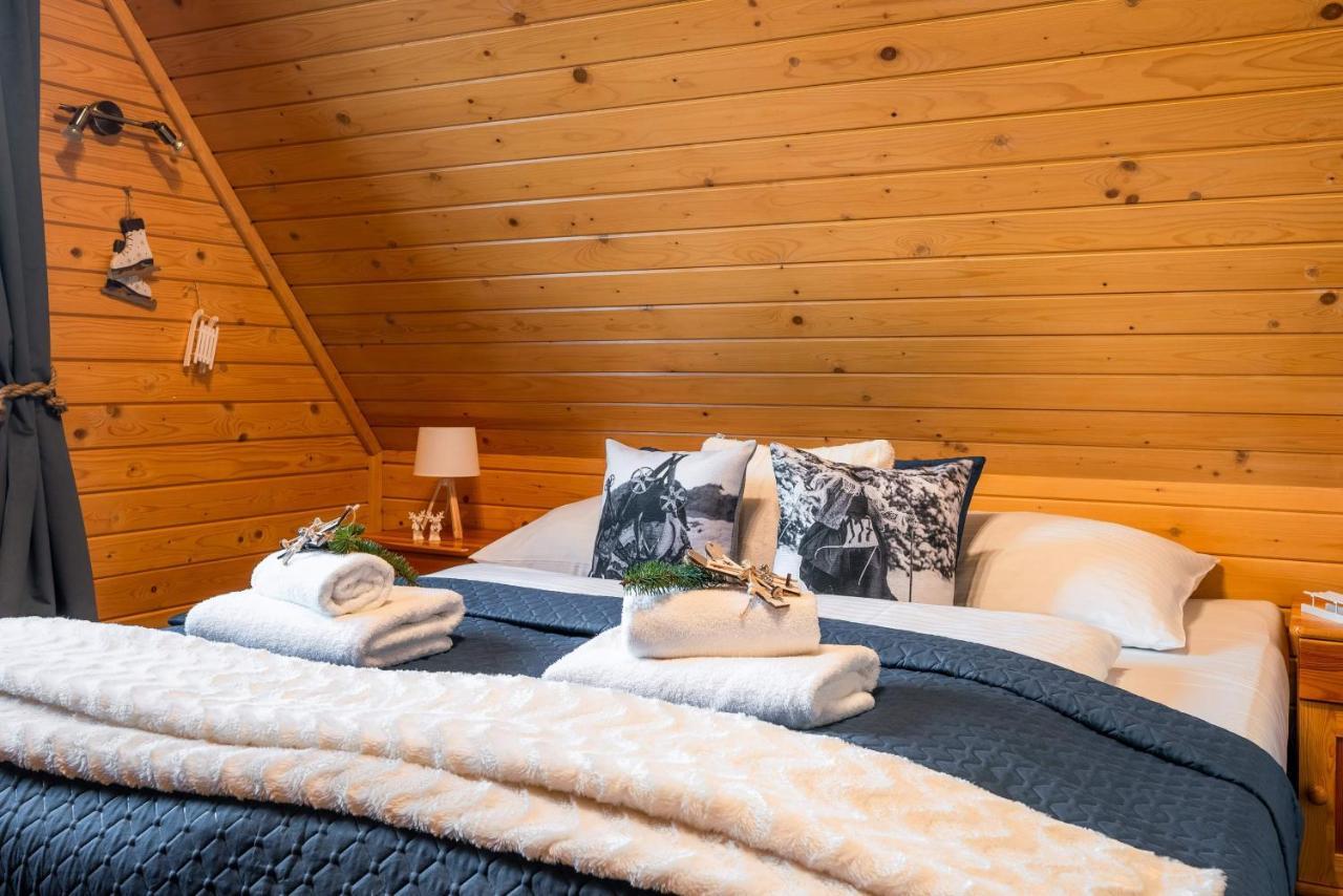 Domki Widokowe Wooden Luxury Chalet & Jacuzzi Zab Exterior foto