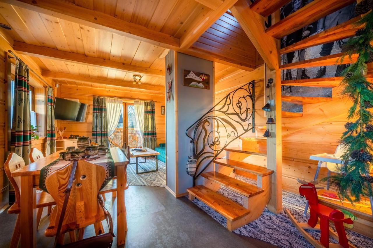 Domki Widokowe Wooden Luxury Chalet & Jacuzzi Zab Exterior foto