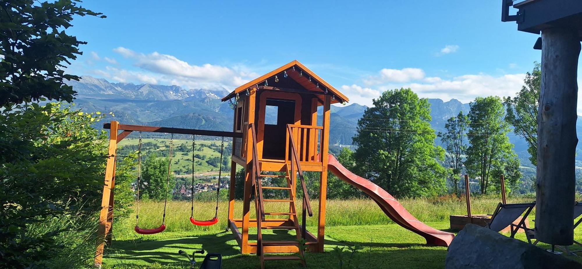Domki Widokowe Wooden Luxury Chalet & Jacuzzi Zab Exterior foto